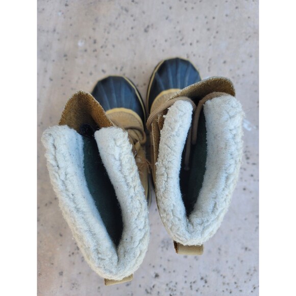 SOREL Womens CARIBOU Waterproof Winter Snow Boot NL1005-280 Size US 6 Fur Lined - Picture 8 of 12